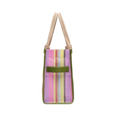 THE STRIPE MESH LARGE TOTE BAG